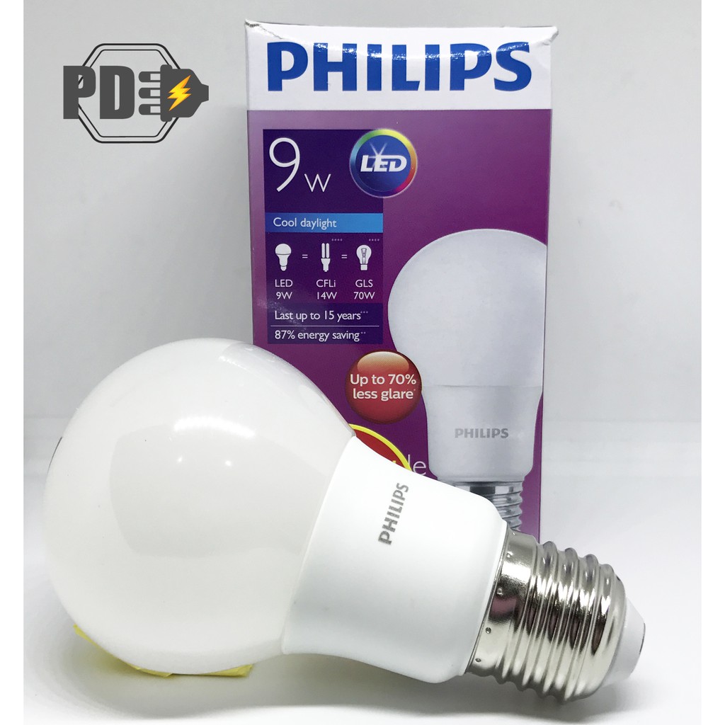 Lampu LED Philips 9Watt Putih