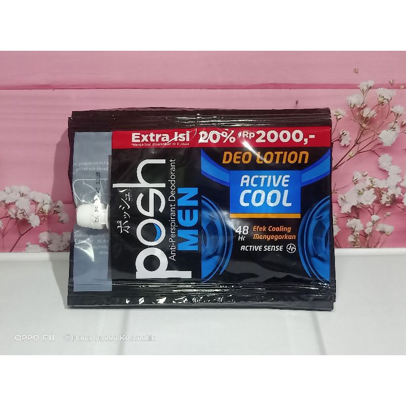 Posh Men Deo Lotion Sachet isi 6 Sachet