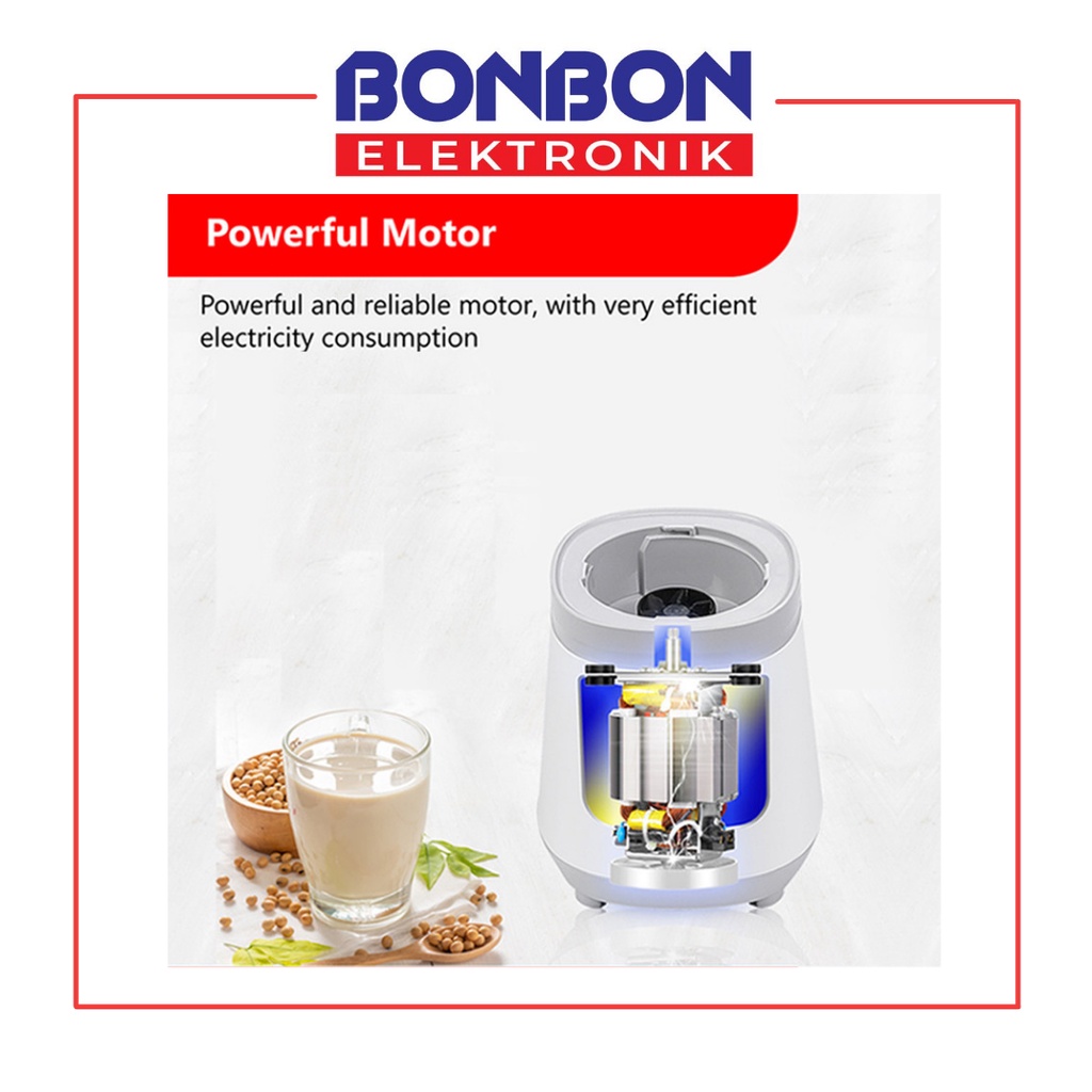 Toshiba Blender Plastik 1,5Liter BL-15PH2 - Mata Pisau Stainless Steel