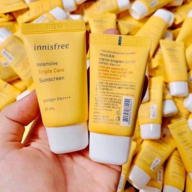 (ORIGINAL 100%) INNISFREE TRIPLE CARE SUNSCREEN SPF 50 10 ML / SAMPLE ...