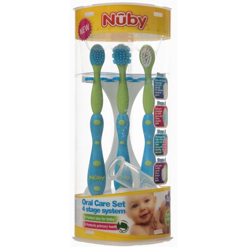 Nuby Tooth &amp; Gum Care Set Sikat Gigi Anak