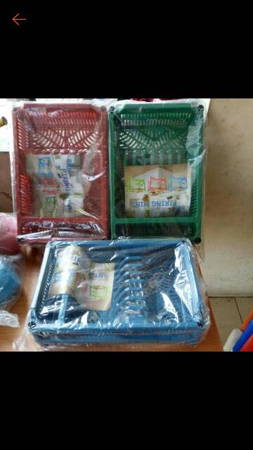 PROMO !!! RAK PIRING PLASTIK SUSUN 2 - RAK PRING PLASTIK TERLARIS