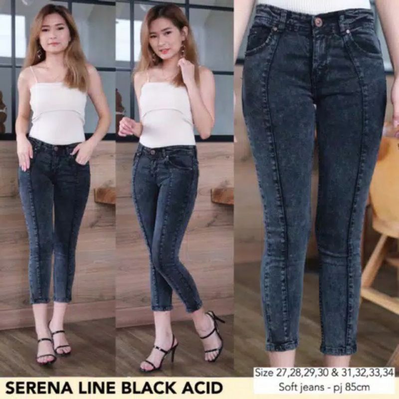 CELANA PANJANG//CELANA JEANS PANJANG PREMIUM//CELANA SERENA 7/9 TULANG