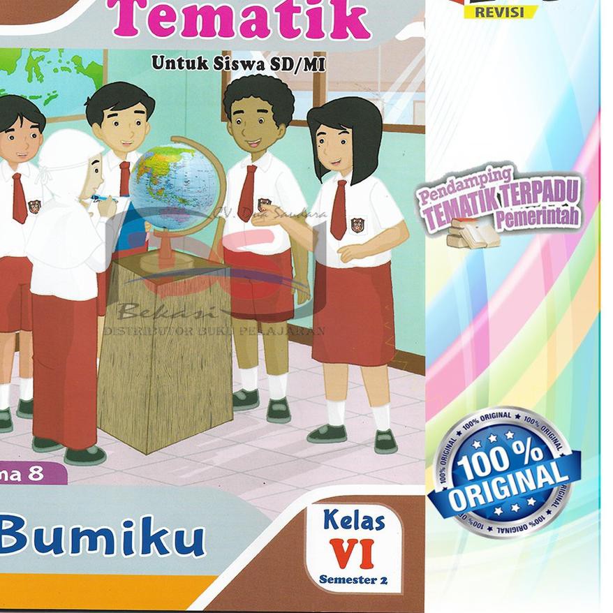 TERMURAH Paket LKS / Modul Tematik Kelas 6 SD Semester 2 Kurikulum 2013