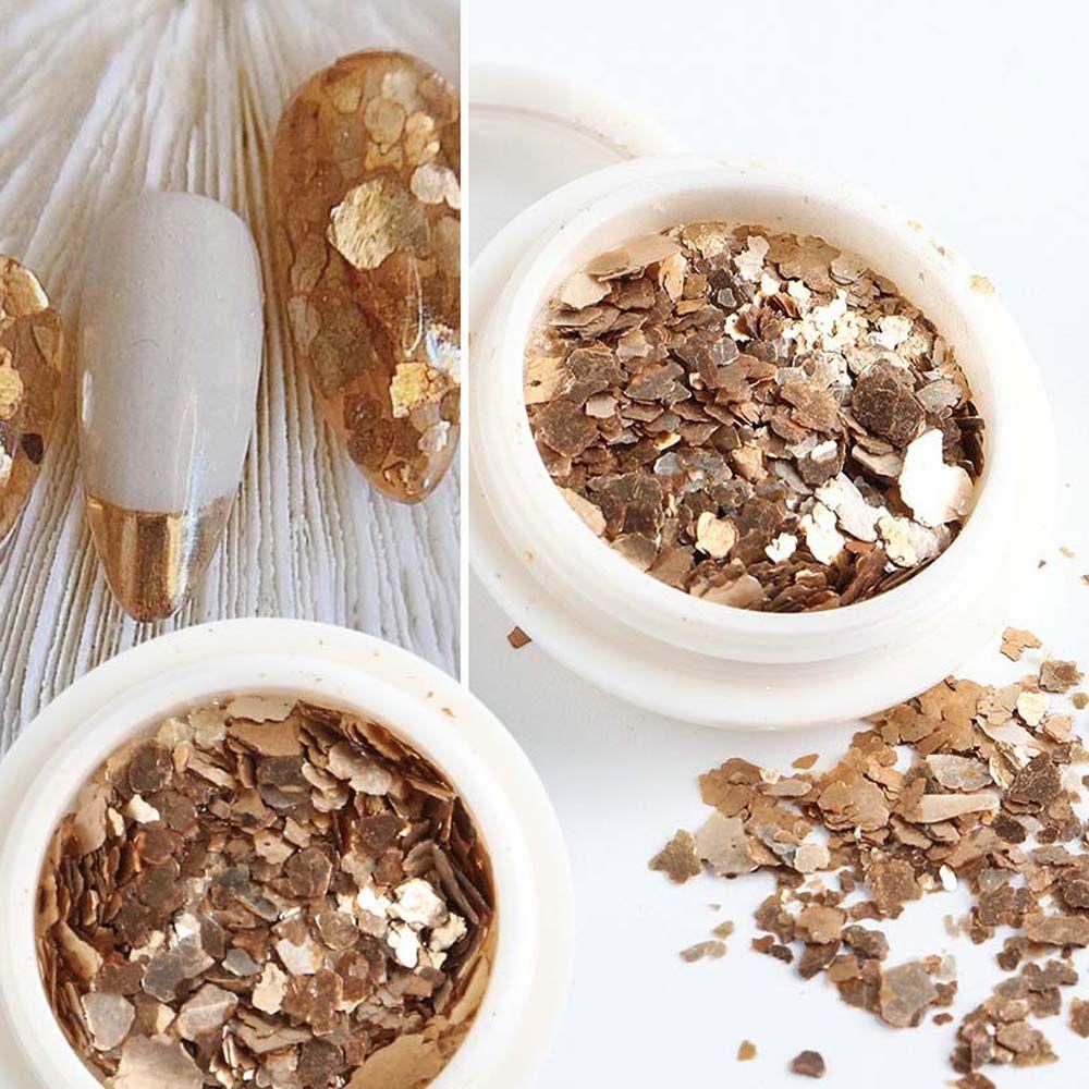 Mxbeauty Ornamen 3D Bentuk Abalone Motif Marmer Untuk Dekorasi Nail Art