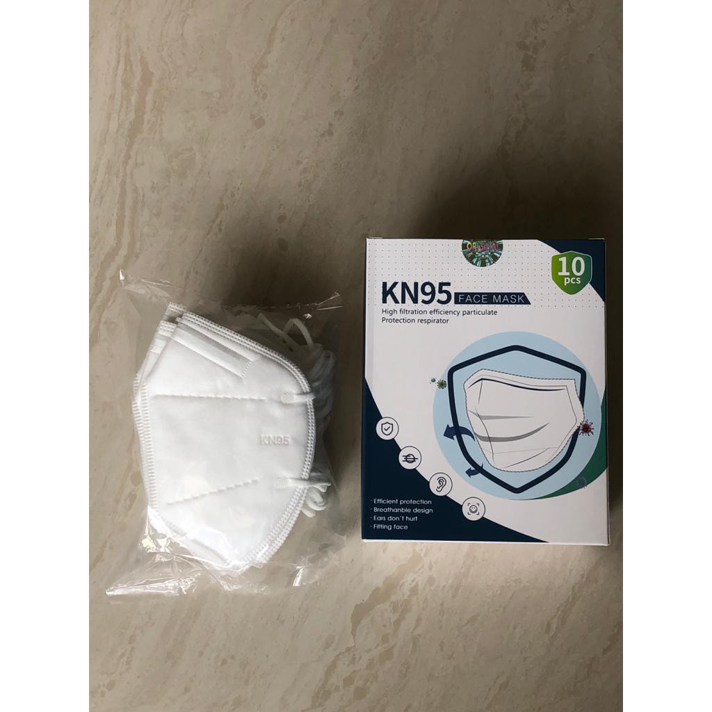 Masker KN95 KN 95 Masker K N95 5ply Steril &amp; Higenis segel Original 5 layer original tebal - M0001