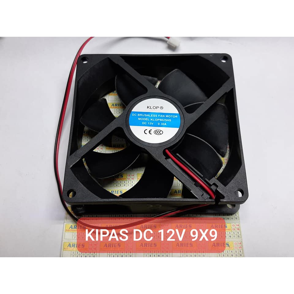 KIPAS DC 12V 9X9