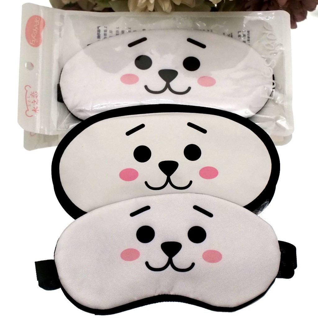 (BTS) BOLO penutup mata karakter BTS lucu cooling gel