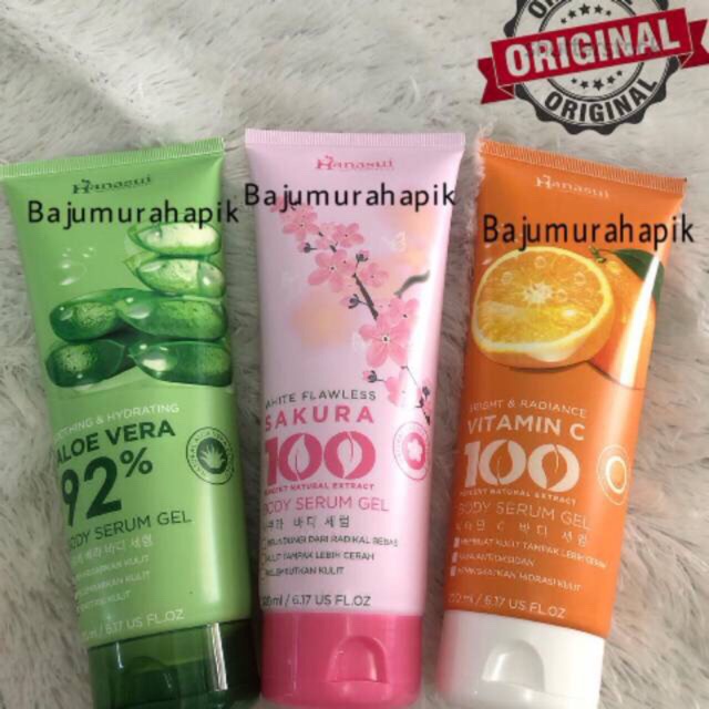 Hanasui Body Serum Gel/Body serum hanasui/lotion hanasui bpom