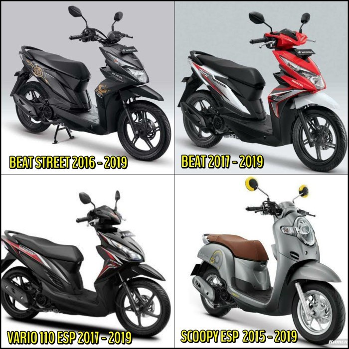 VELOSCOPE HONDA VARIO 110 ESP SCOOPY ESP BEAT ESP 2016 - 2019