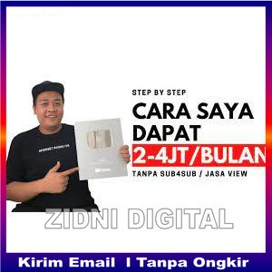 ECOURSE KELAS YOUTUBE ORGANIK JUALAN CHANNEL ZIDNI DIGITAL OFFICIAL