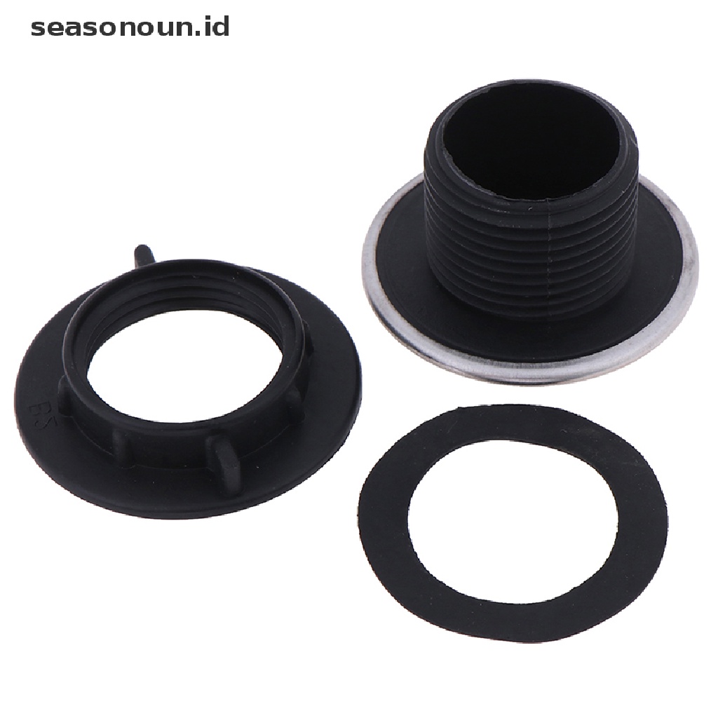 2 Pcs Penutup Lubang Keran Wastafel Bahan Stainless Steel Untuk Dapur