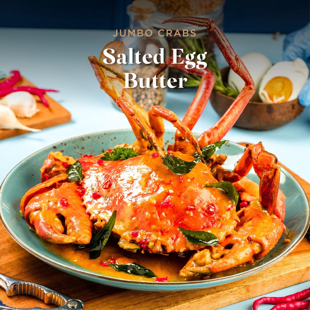 Jual Crab & Butter Salted Egg Butter Jumbo King Crab (Kepiting Jumbo