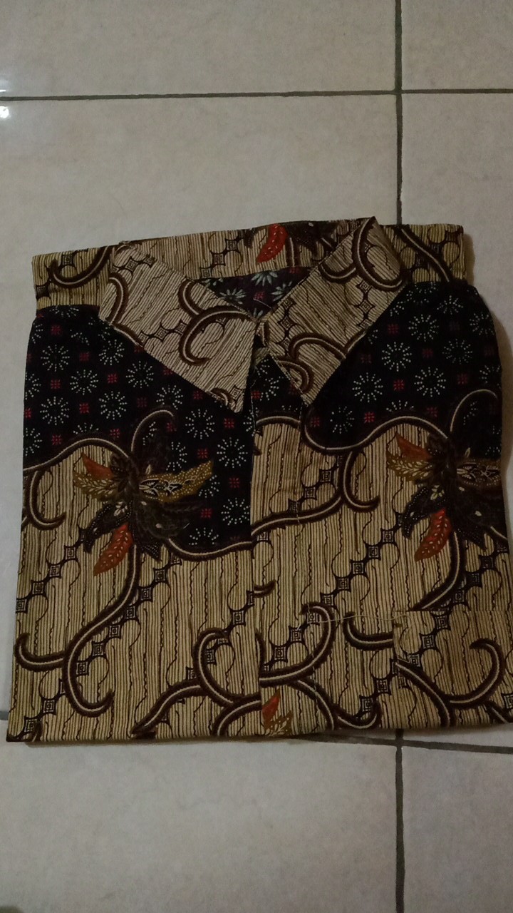 Size M L Xl Xxl Xxxl Bswart Batik Hrb026 Kenongo Hem Pendek Padi Pekalongan M L Xl Batik Pria Murah