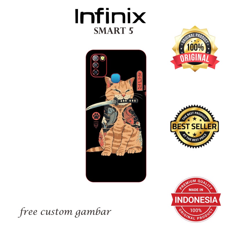 GARSKIN/STICKER HANDPHONE INFINIX SMART 5 CUSTOM