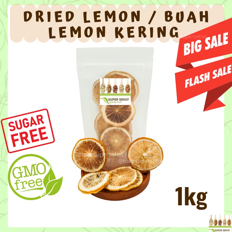 

Dried Lemon Slice 1kg Buah lemon kering 1kg