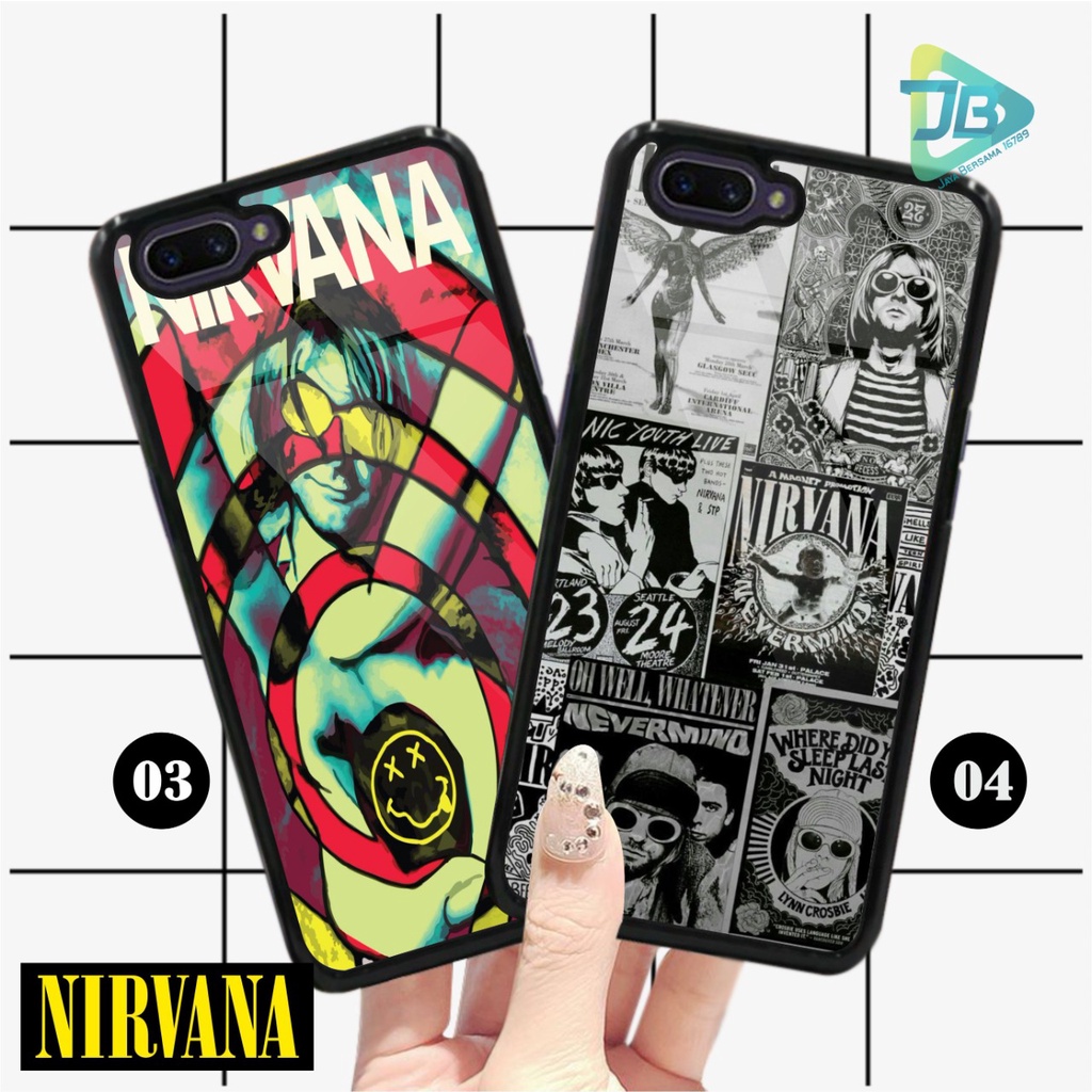 HARDCASE 2D GLOSSY NIRVANA OPPO VIVO XIAOMI SAMSUNG REALME IPHONE ALL TYPE JB4708