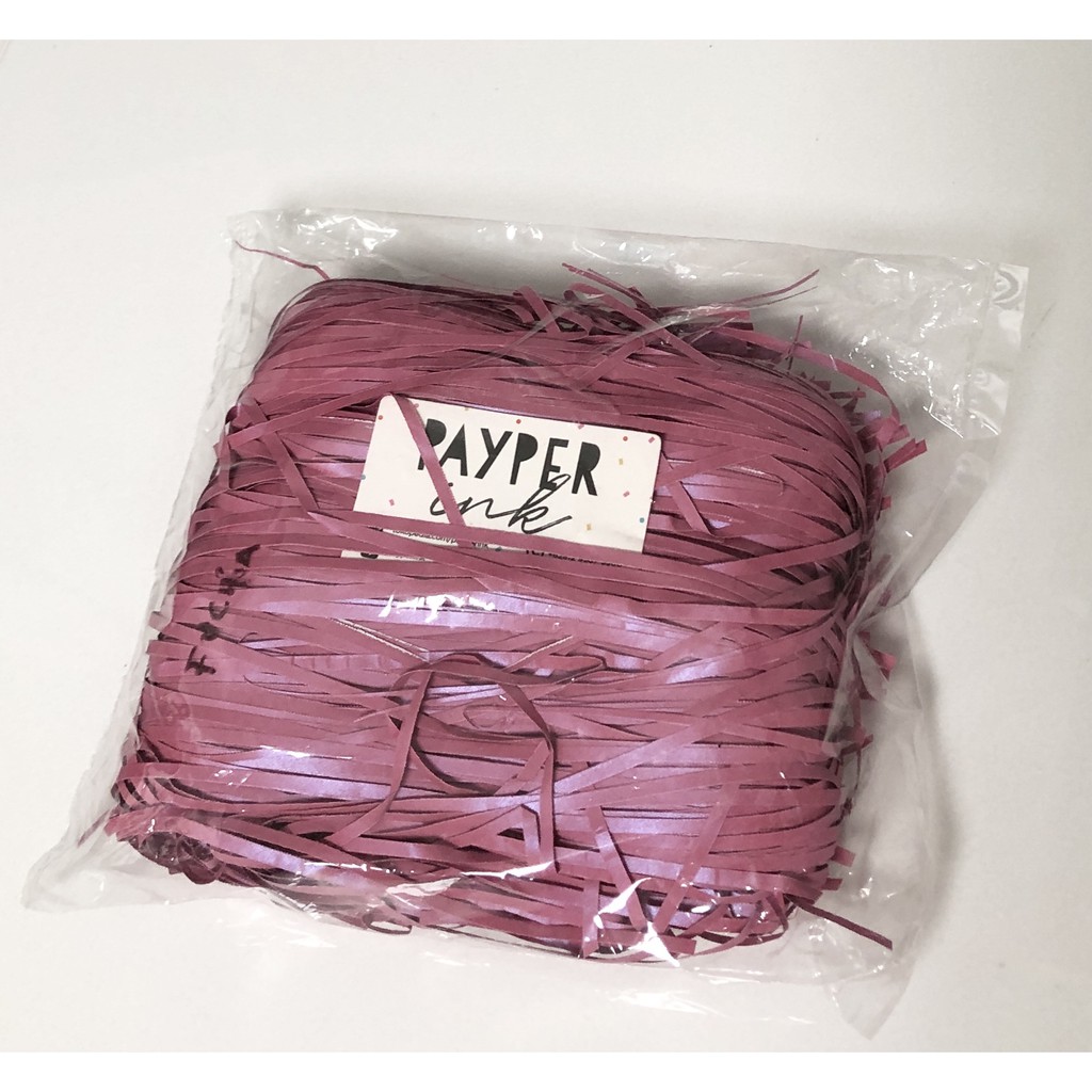 

200 gr shredded paper straight cut / potongan lurus Dark Fuschia / kertas potong / pink