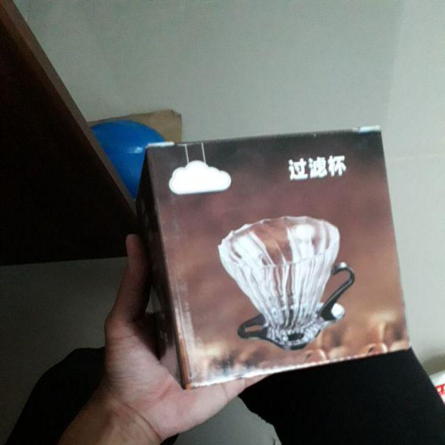 V60 Dripper Kaca - Manual Brew Kopi Drip Pour Over Coffee 02 Hario