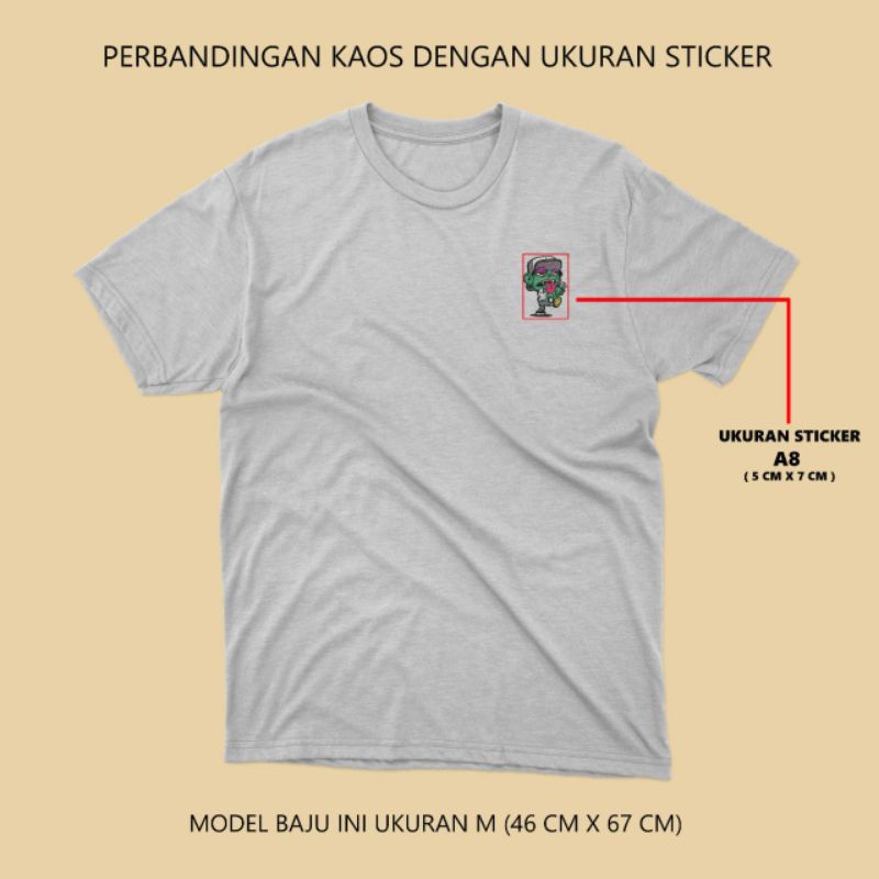 STICKER SABLON CUSTOM STICKER KAOS CUSTOM MURAH