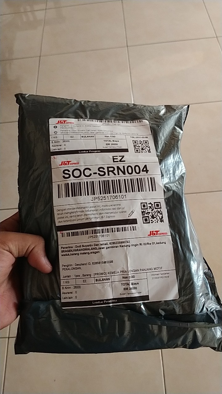 [promo] Kemeja Pria Lengan Panjang Motif Kupu Abu Abu.