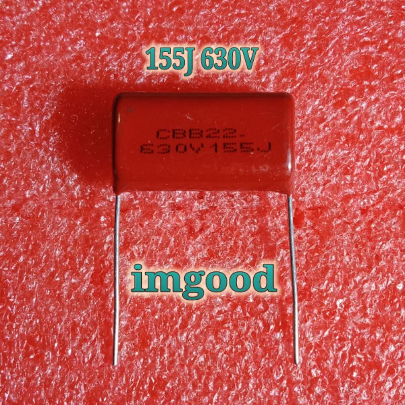 2 biji 155J 630V KAPASITOR CBB 1.5UF 630V