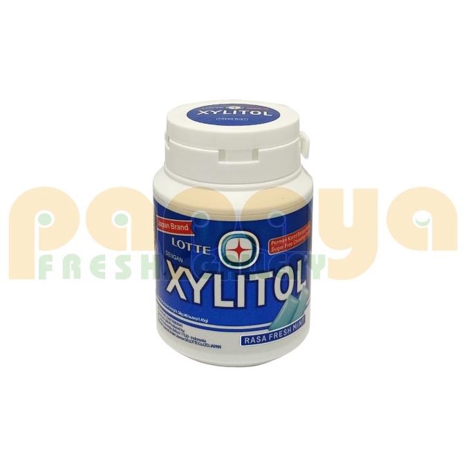 

@#@#@#] LOTTE XYLITOL BOTOL 58 GR RASA FRESH MINT