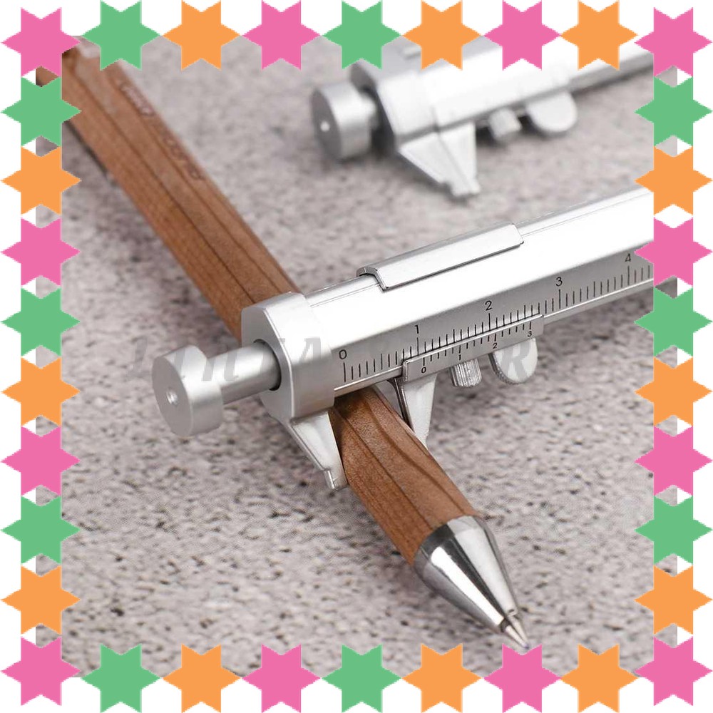 

[ READY ] JESJELIU Pena Multifungsi Ballpoint Measuring Tool Scale Ruler - B100