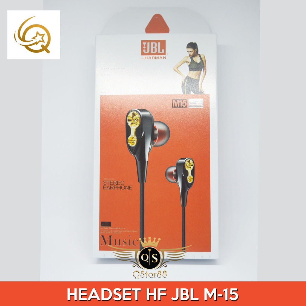 Headset JBL Murah by Harman JBL M-15 Earphone Handsfree JBL M15 Earphone Hansfree JBL M-15 Headset Murah Original