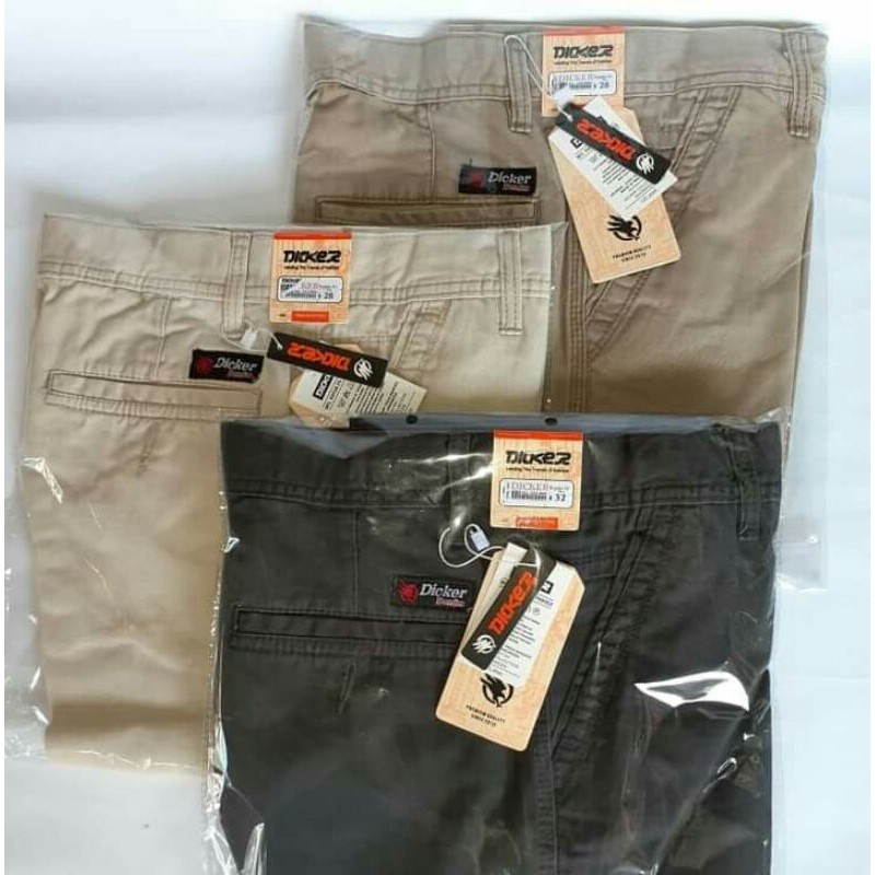 Dziker Dicker Celana Pendek Chinos Premium Size 28-44