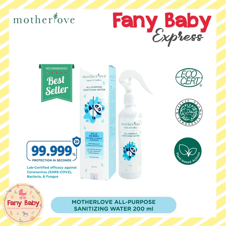 MOTHERLOVE ALL PURPOSE SANITIZING WATER 60ML / 200ML | MOTHERLOVE