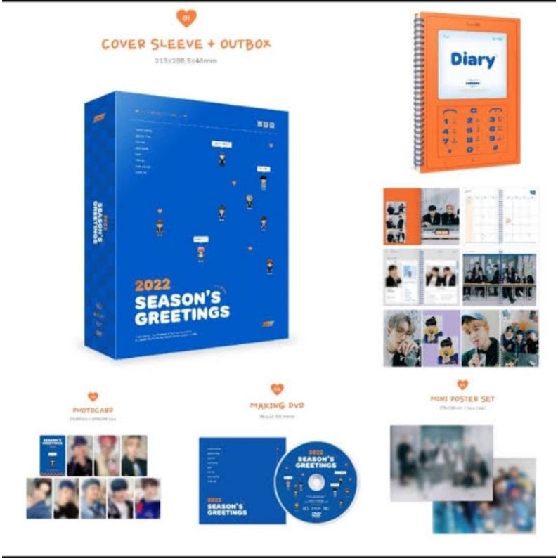 [sharing] ATEEZ SEASON'S GREETING 2022