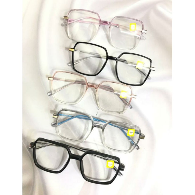 FRAME KACAMATA WANITA KOTAK 8277 FREE LENSA PHOTOCROMIC NORMAL | KACAMATA FASHION | KACAMATA ANTI UV