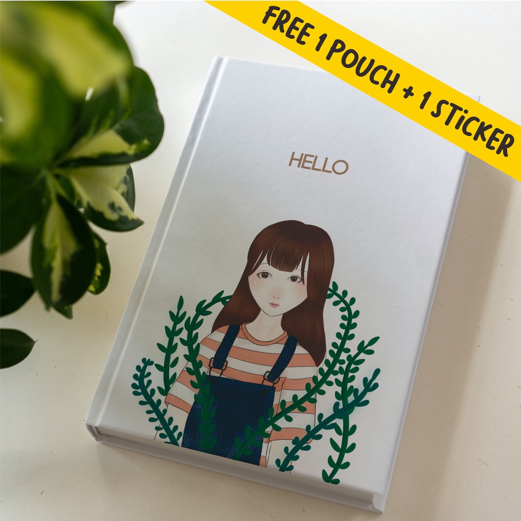

Notebook Agenda, Dotted, dan Polos Hello Girl