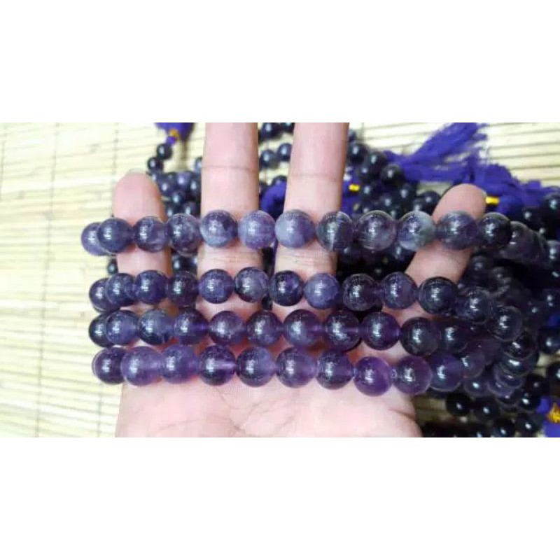 TASBIH BATU KECUBUNG NATURAL ASLI