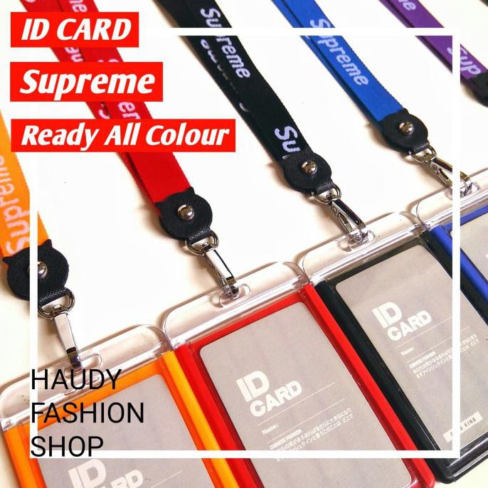 

Cuci Gudang Awal Tahun NAME TAG KULIT PU / ID CARD HOLDER SUPREME / GANTUNGAN NAMA - Putih Big Sale