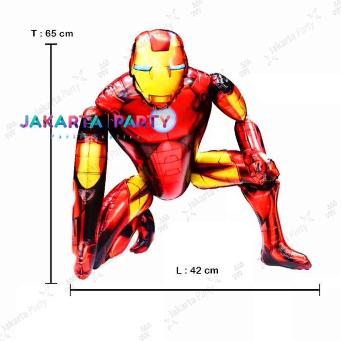 Paket Dekorasi Ulang Tahun ironman #3 / Paket Dekorasi Ultah