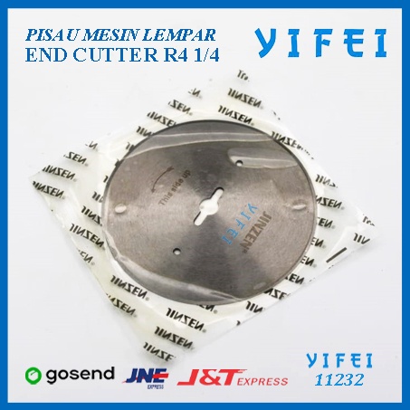 Pisau End Cutter mesin potong lempar YIFEI-11232/ Pisau R4 1/4