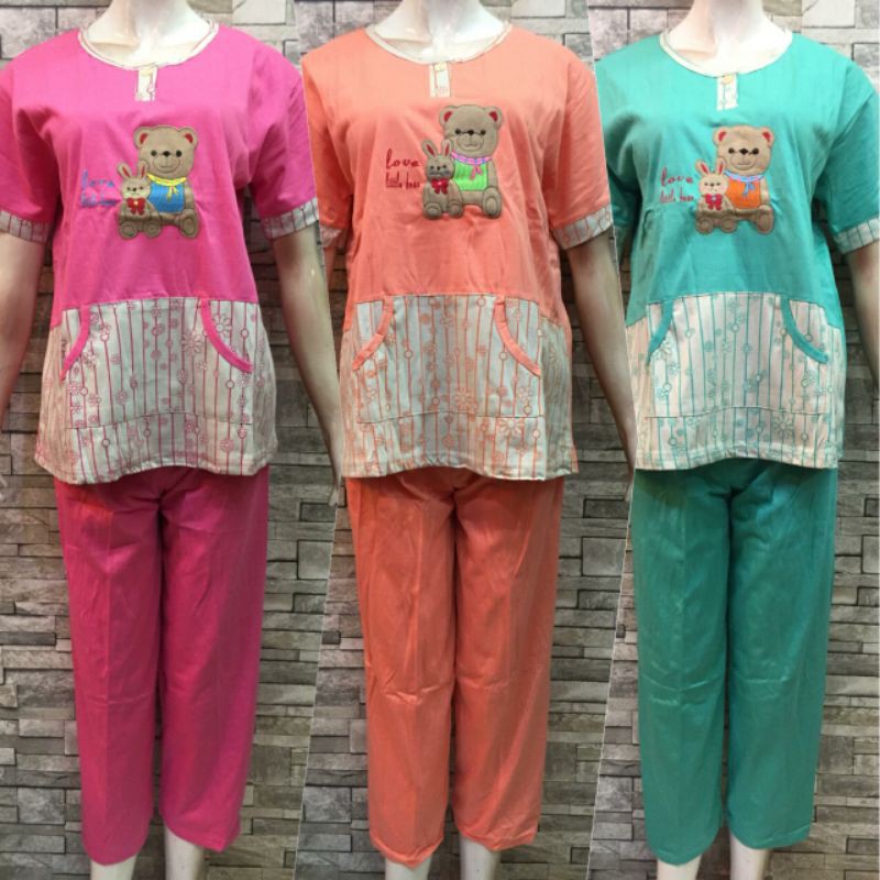 CP SIELIE WARNA | BAJU TIDUR DEWASA| PIYAMA | COD-5