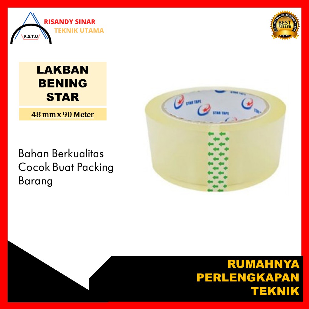 Jual Lakban Bening Star Isolasi Lakban Lakban Bening Murah Lakban