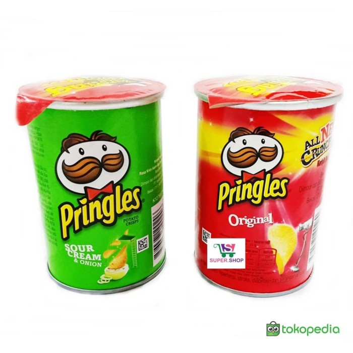 

TERLARIS PRINGLES MINI Potato Chips Original / Sour & Cream 42 Gram - Sour Cream