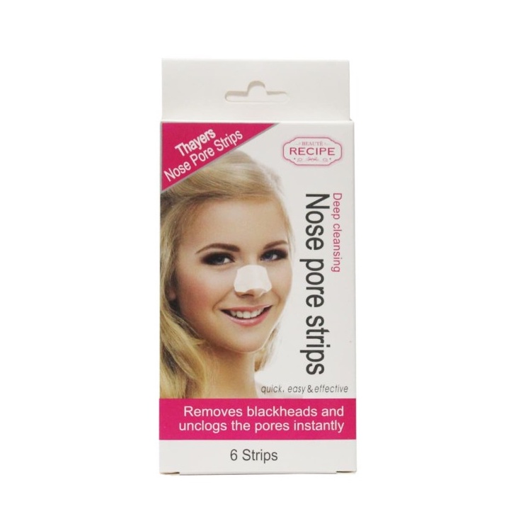 Jual BEAUTE RECIPE DEEP CLEANSING NOSE PORE STRIPS ( THAYERS WOMEN