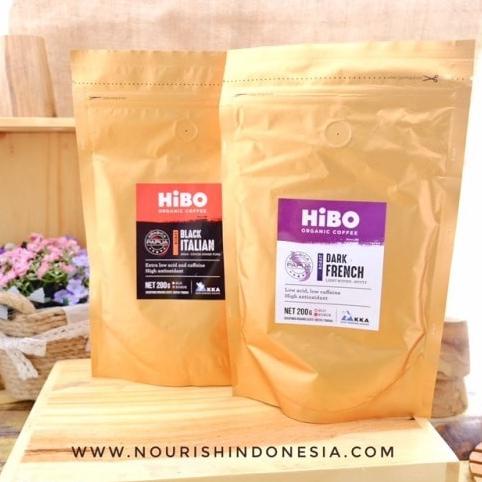 

Hibo, Organic Coffee Dark French 200gr (Kopi Organik Arabica)