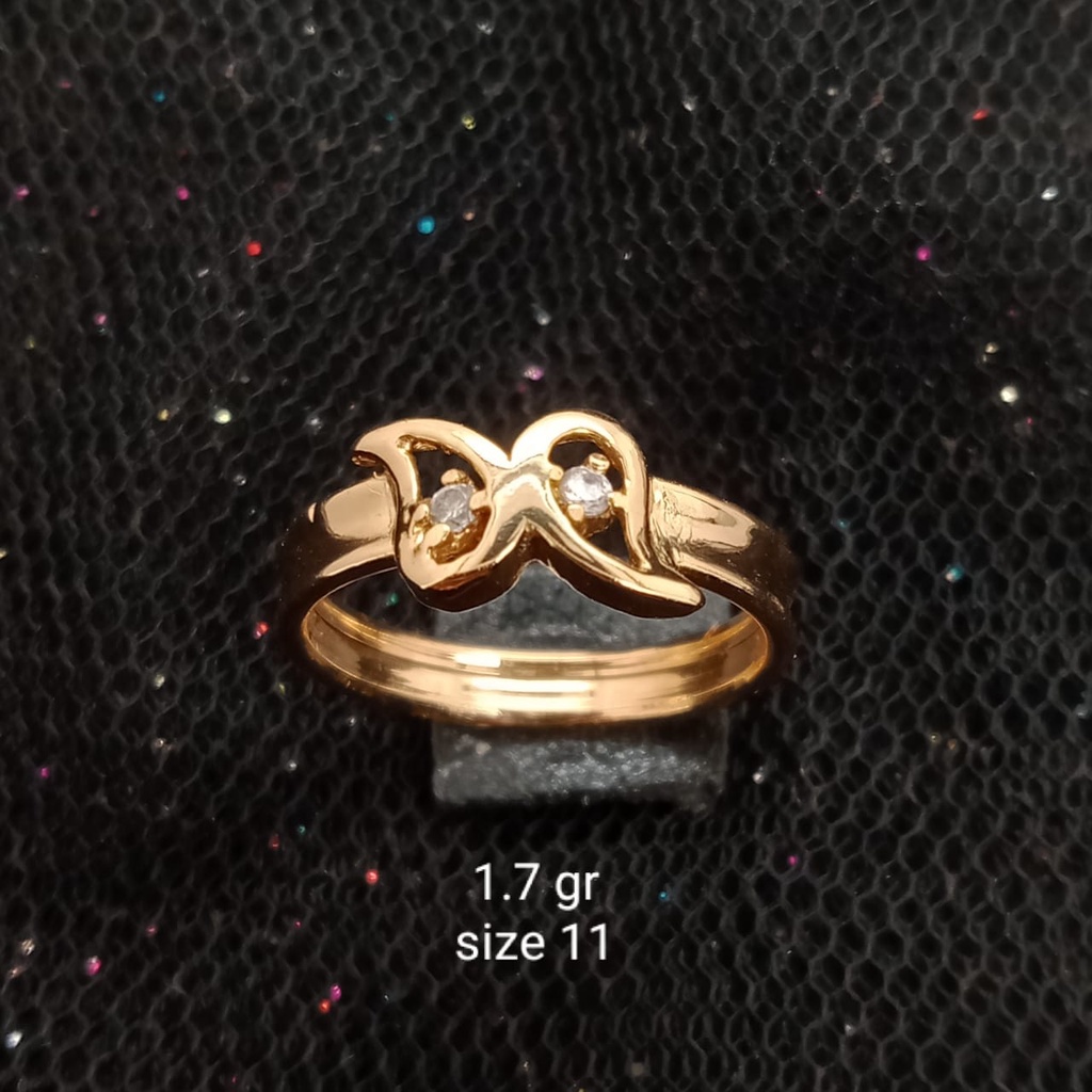 Cincin Emas 17K - 1.7 gr Kadar 750 - 821