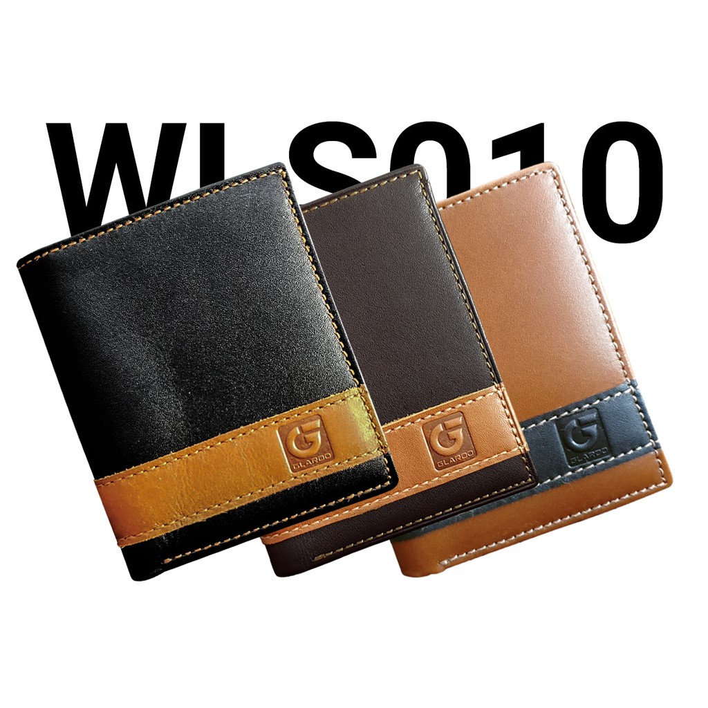 (NEW ARRIVAL) Dompet GLARDO WLS010 (Kulit Sapi Asli bukan kulit PU) Awet Hingga 10 Tahun