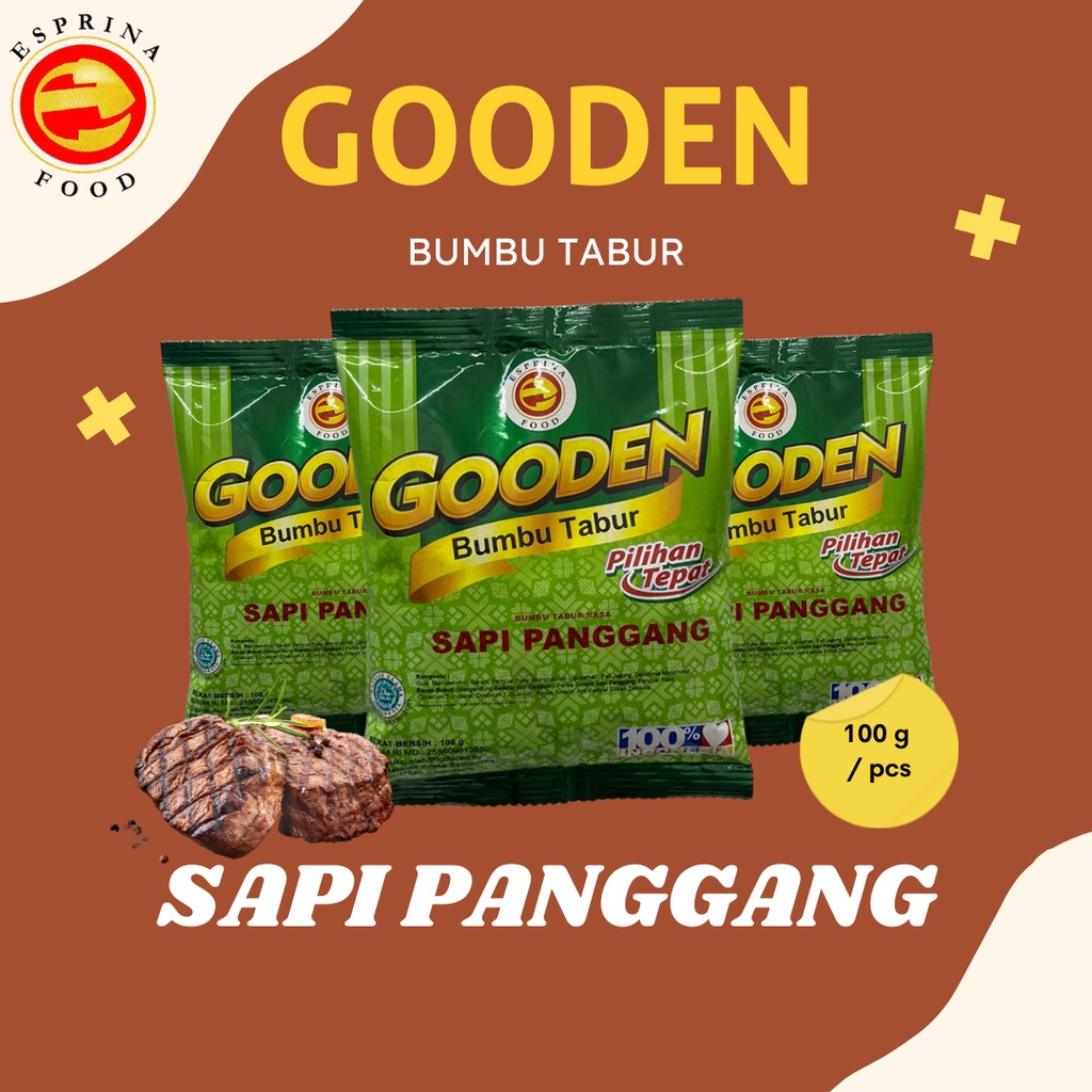 Jual Bumbu Tabur Gooden Rasa Sapi Panggang Sapi Panggang