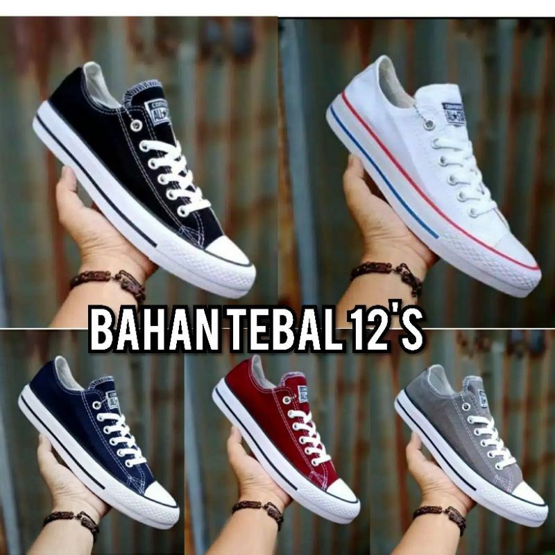 2 sepatu 1kg PROMO SEPATU CONVERSE CT / CLASIK / NAVY BLACK SOFT PINK GREY MAROON TANPA BOX