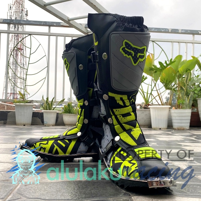Sepatu Trail Motocross Fullprint with Protector for Trabas Enduro Adventure Touring Moto - FF 001