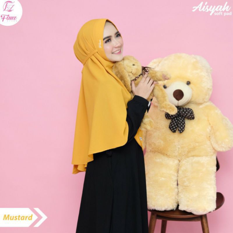 Bergo Aisyah Soft Pad Original by Fauz Hijab