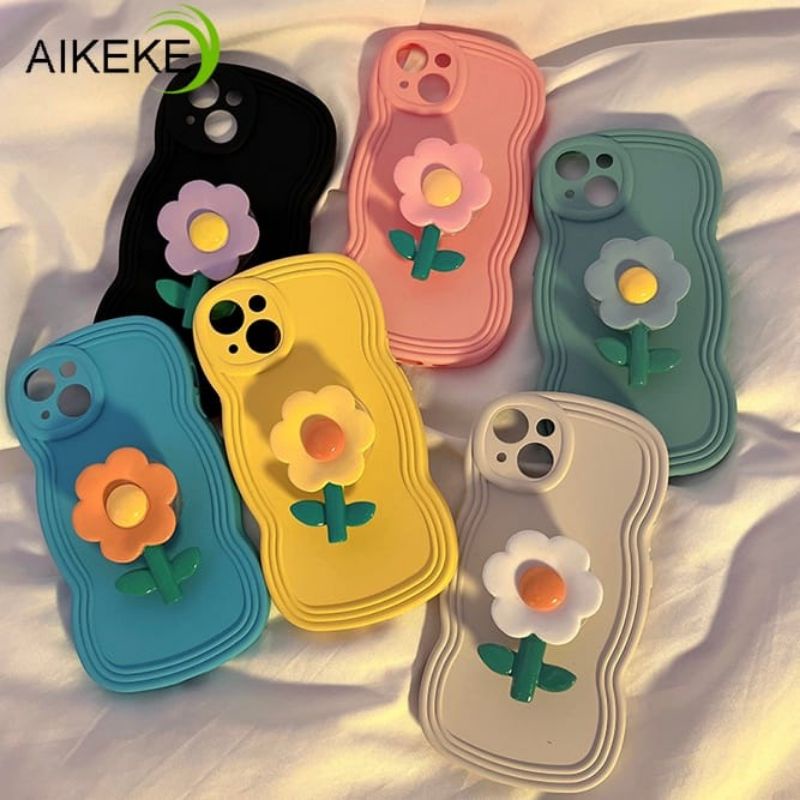 soft case motif bunga iphone